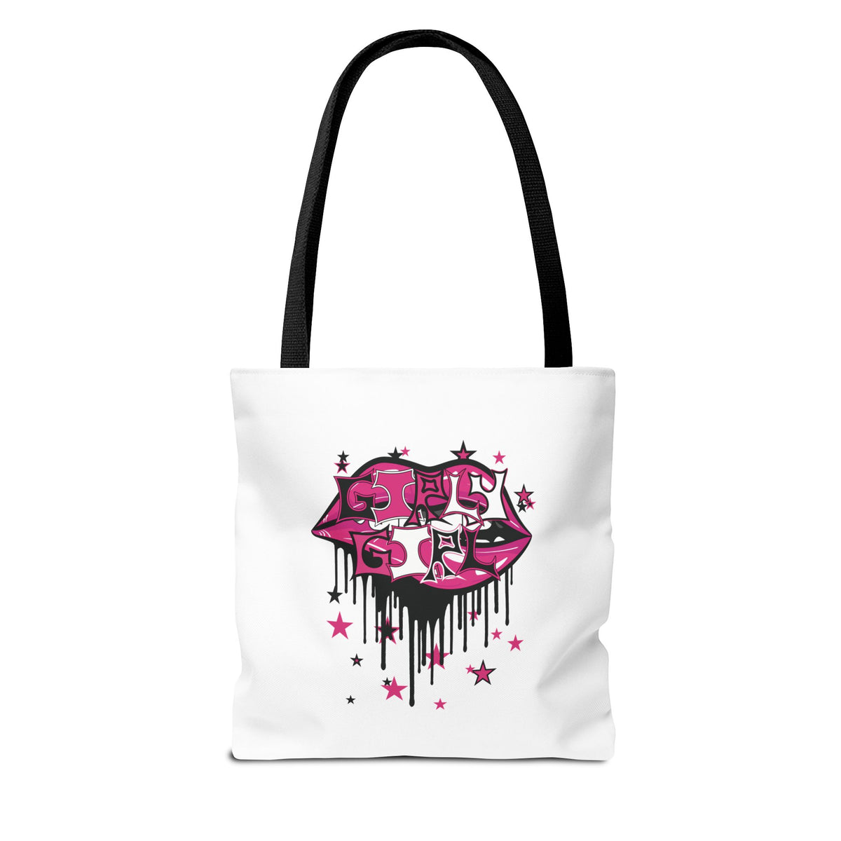 Pink Girly Girl Tote Bag