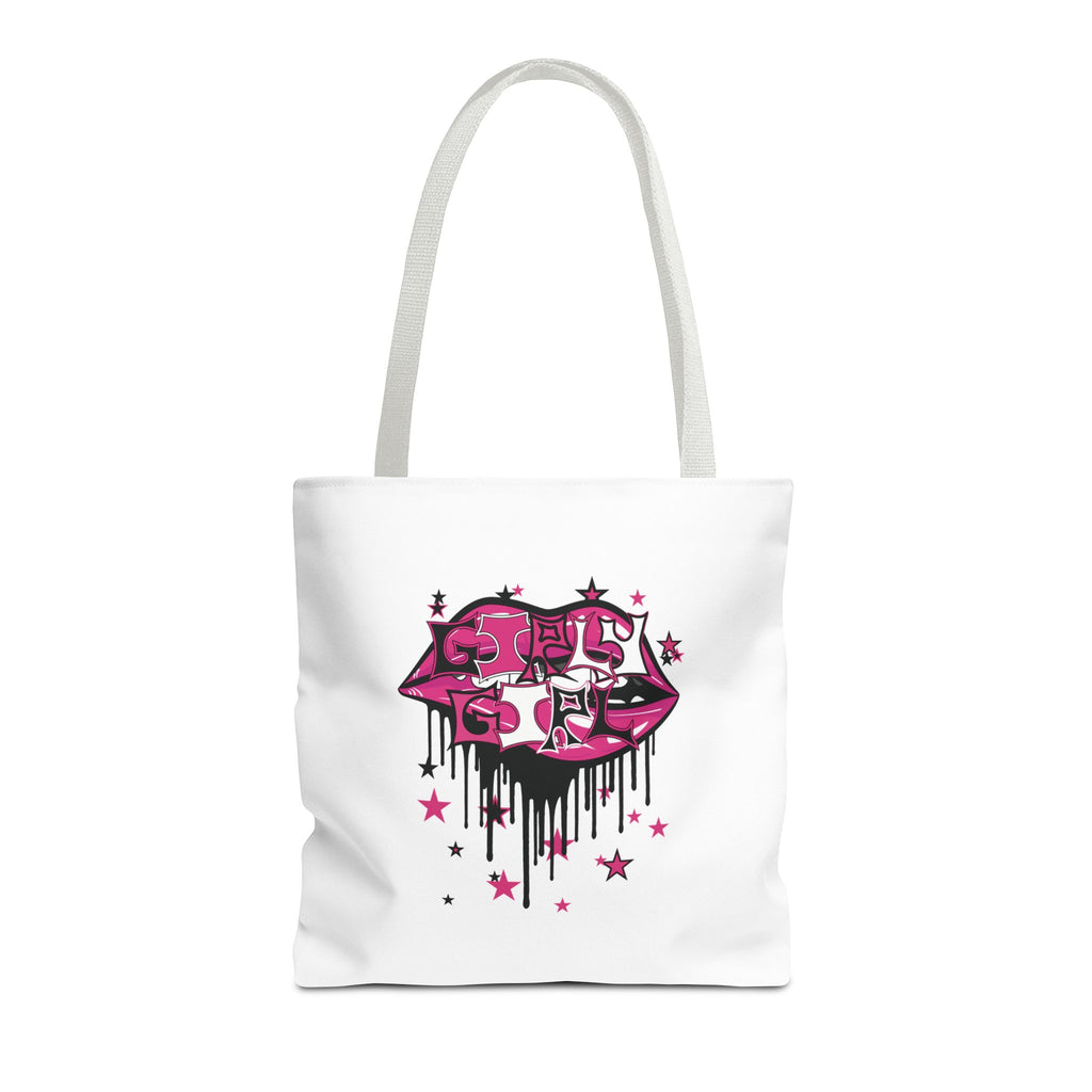 Pink Girly Girl Tote Bag