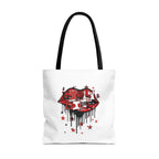 Red Girly Girl Tote Bag