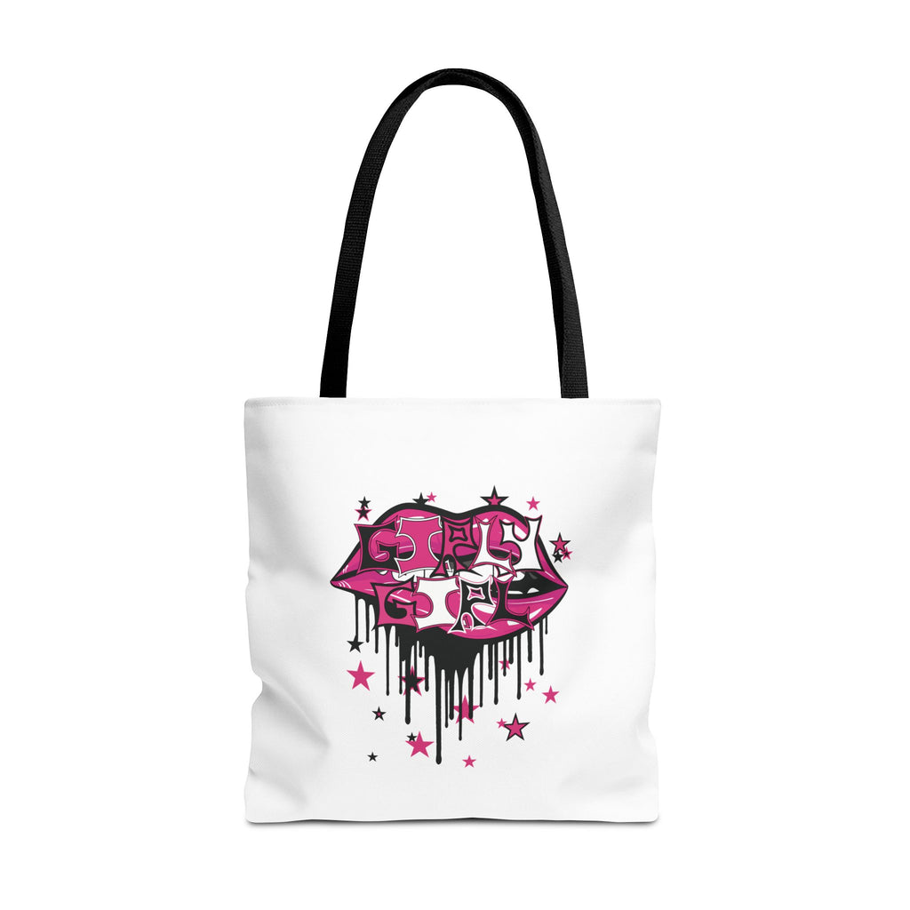 Pink Girly Girl Tote Bag