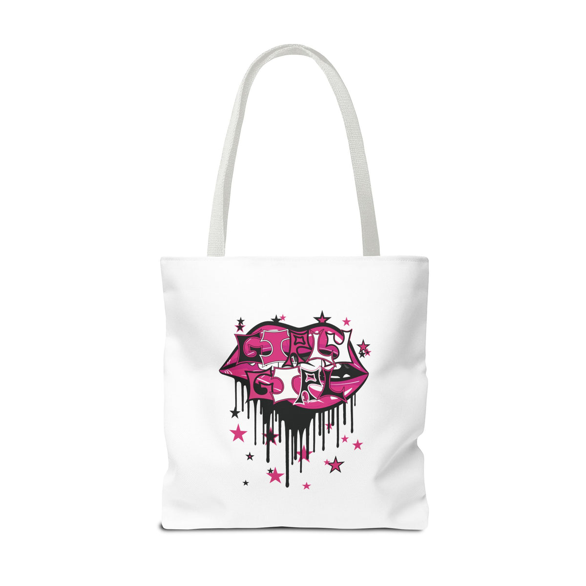 Pink Girly Girl Tote Bag
