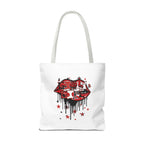 Red Girly Girl Tote Bag