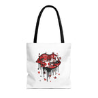 Red Girly Girl Tote Bag