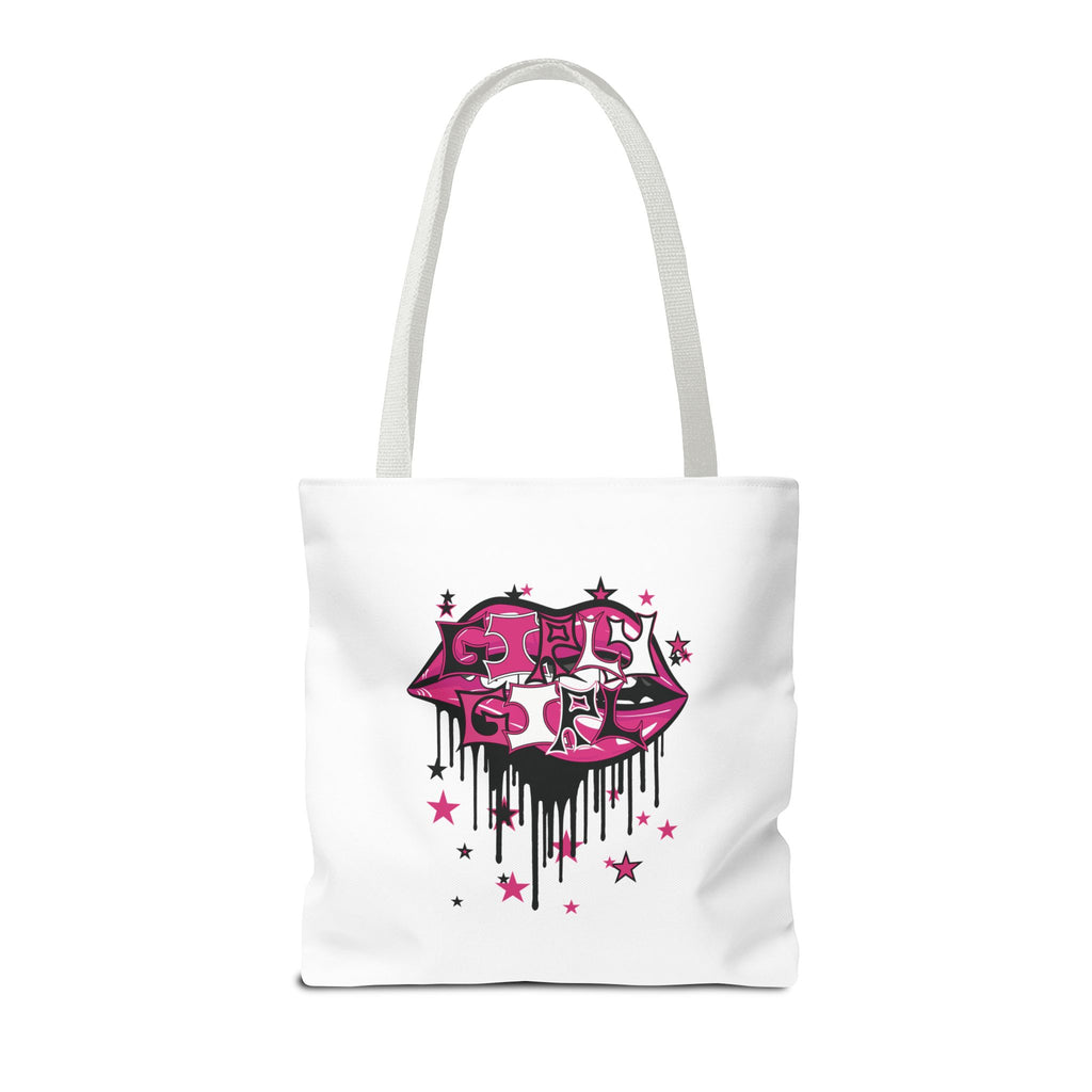 Pink Girly Girl Tote Bag