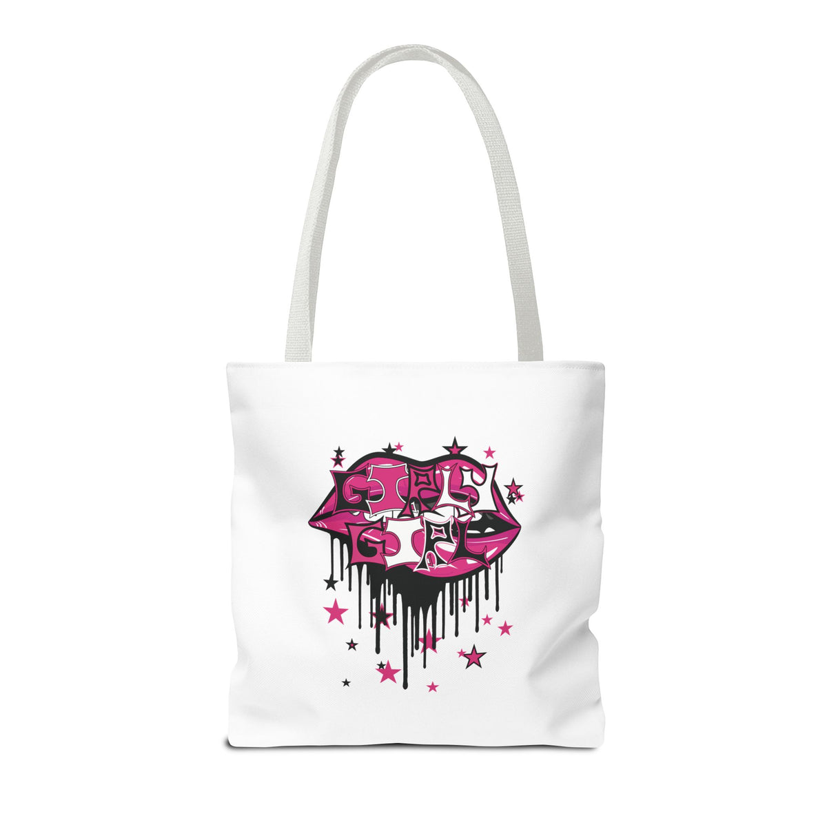 Pink Girly Girl Tote Bag
