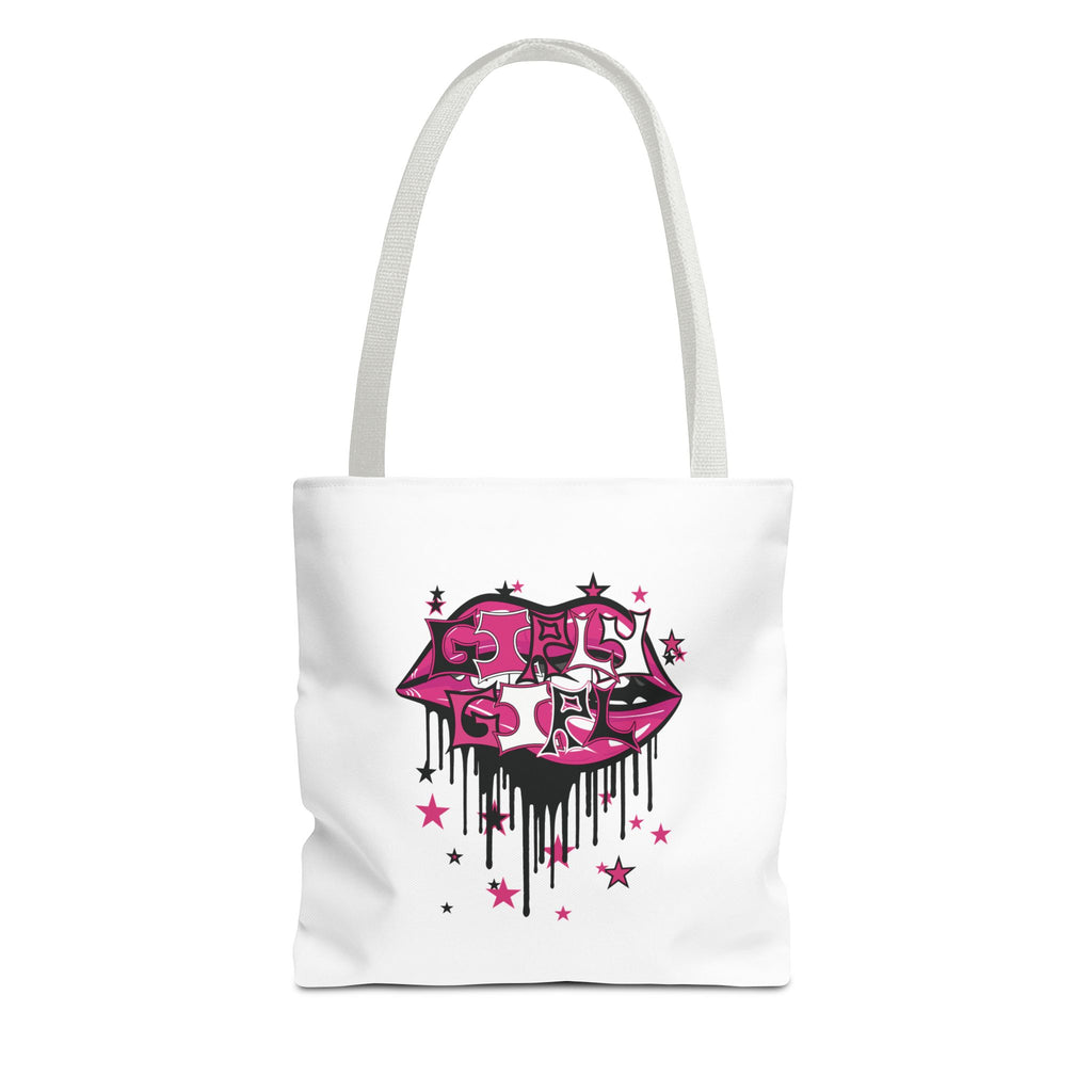 Pink Girly Girl Tote Bag
