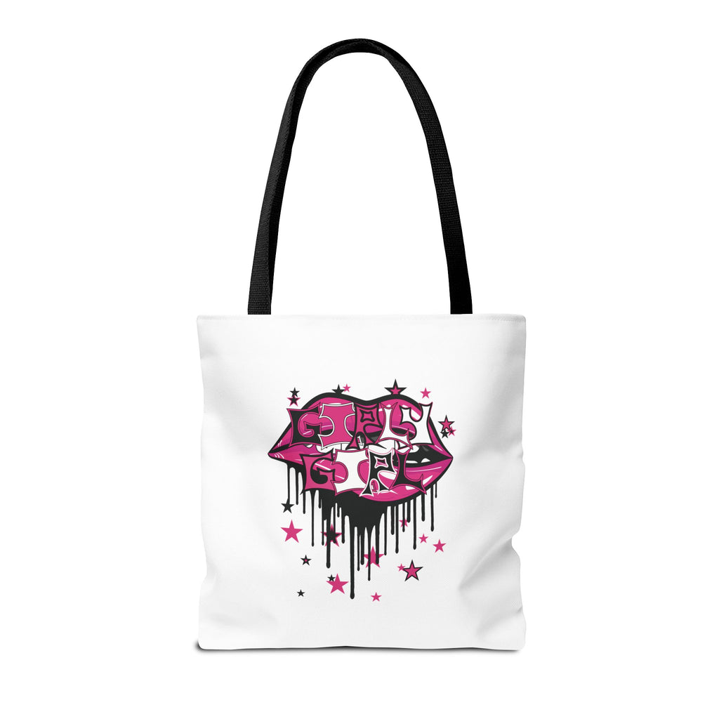 Pink Girly Girl Tote Bag