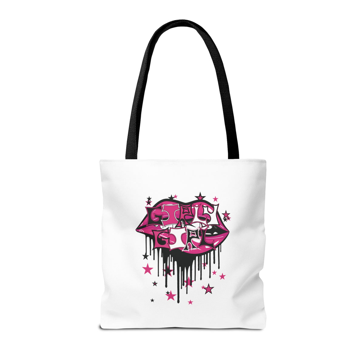 Pink Girly Girl Tote Bag