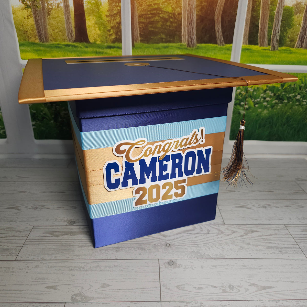 Blue Mist Style 1 Graduation Card Boxes