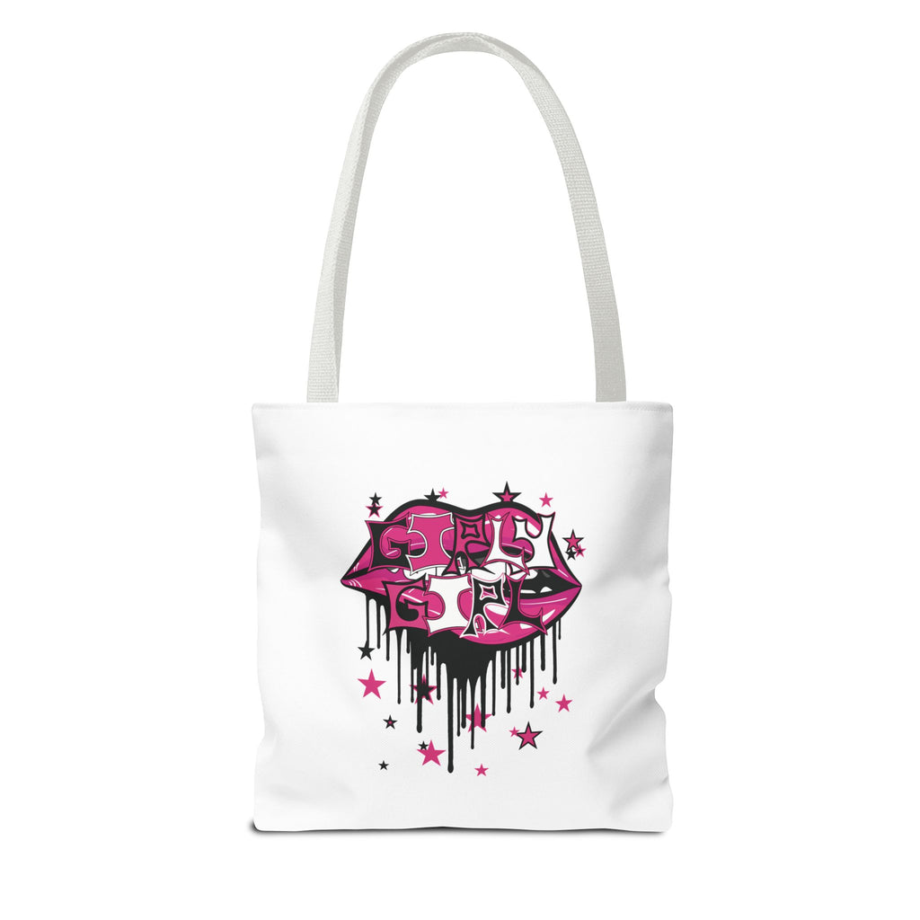 Pink Girly Girl Tote Bag