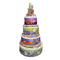 Halloween Baby Shower Diaper Cake Centerpiece
