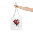 Red Girly Girl Tote Bag