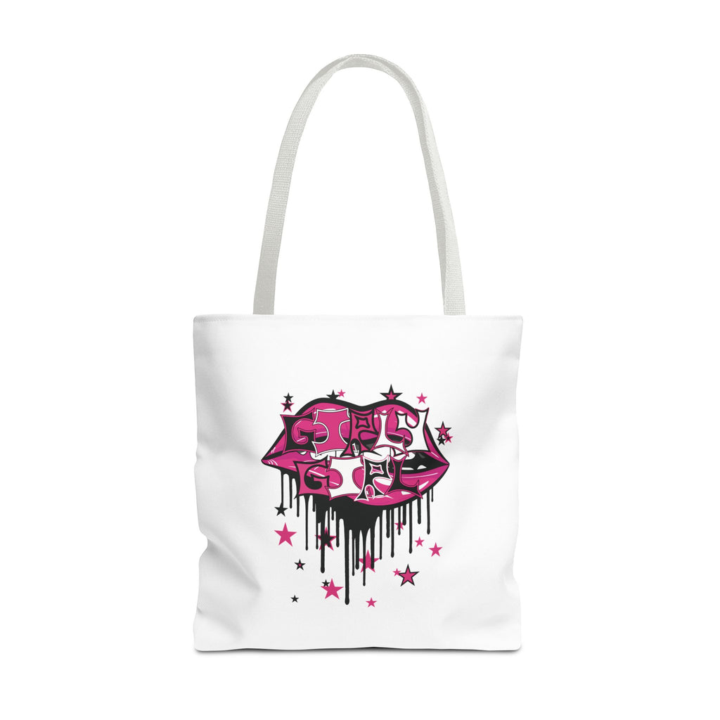 Pink Girly Girl Tote Bag