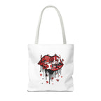 Red Girly Girl Tote Bag