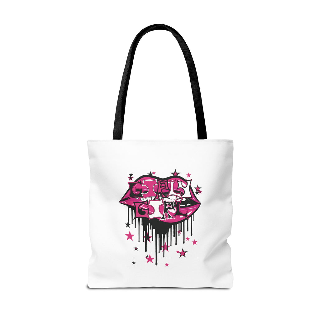 Pink Girly Girl Tote Bag