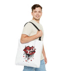 Red Girly Girl Tote Bag