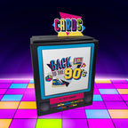90s Retro TV Card Box