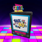 90s Retro TV Card Box