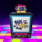 90s Retro TV Card Box