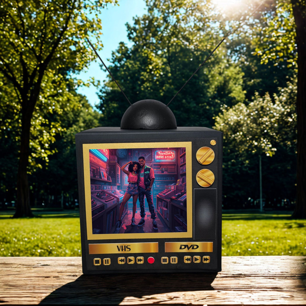 90s Retro TV Party Centerpiece