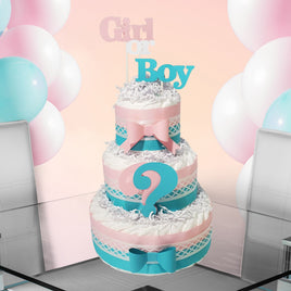 Girl or Boy Diaper Cake Centerpiece