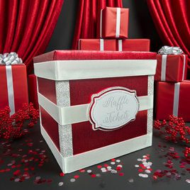 Christmas Raffle Ticket Box