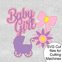 Baby Girl SVG Cutting Files
