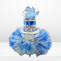 Baby  Its Cold Outside Winter Tutu Diaper Cake Centerpiece
