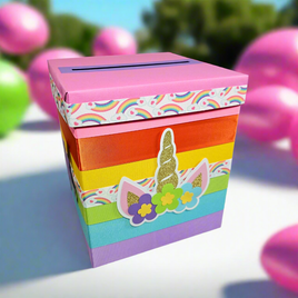 Unicorn Baby Shower Card Box