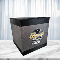 Black and Gold Graduation Card Box
