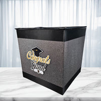 Black and Gold Graduation Card Box
