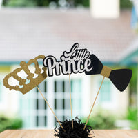 Little Prince Centerpiece Sticks - Black