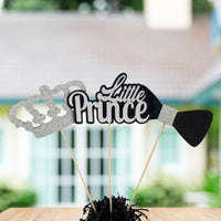 Little Prince Centerpiece Sticks - Black