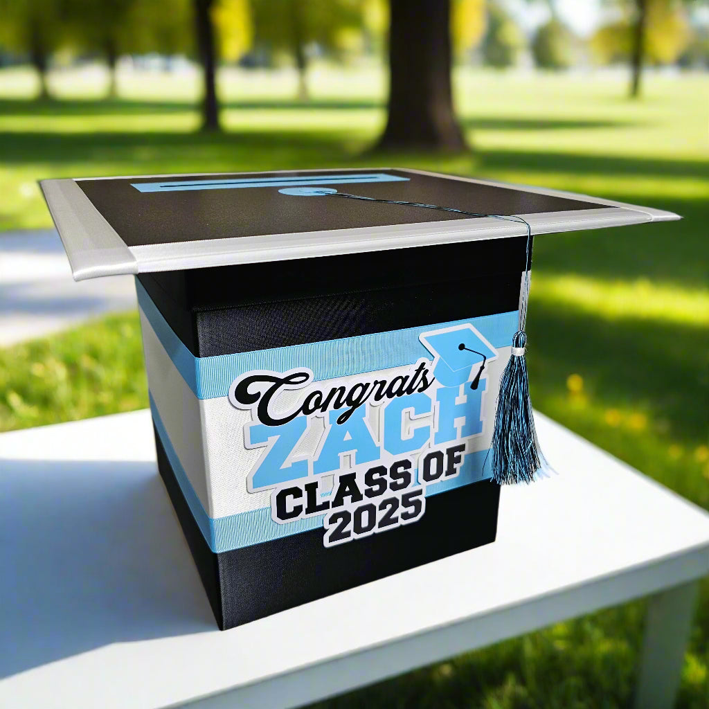 Blue Mist Style 1 Graduation Card Boxes