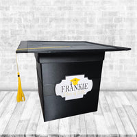 Black and Yellow Gold Grad Card Box
