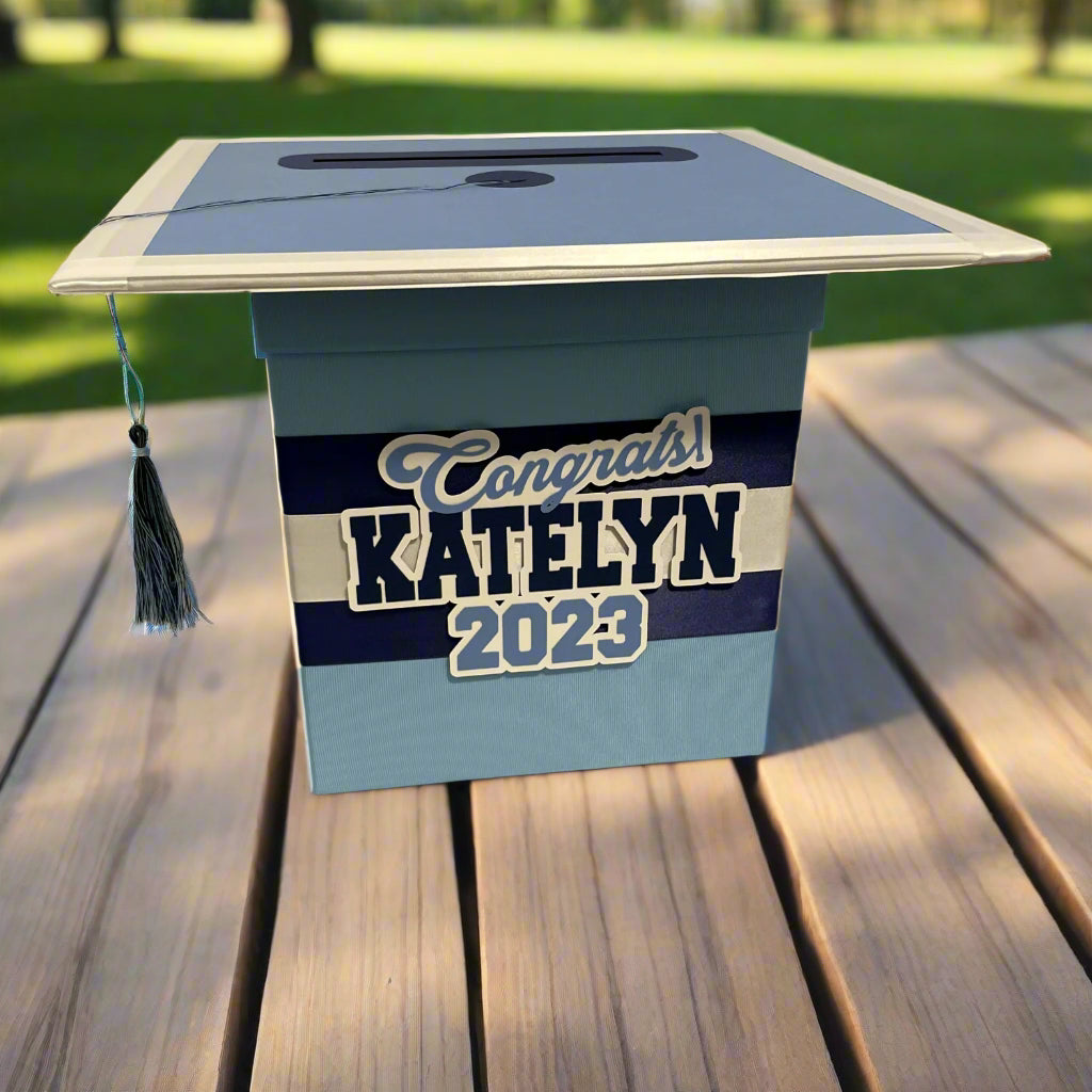 Blue Mist Style 1 Graduation Card Boxes