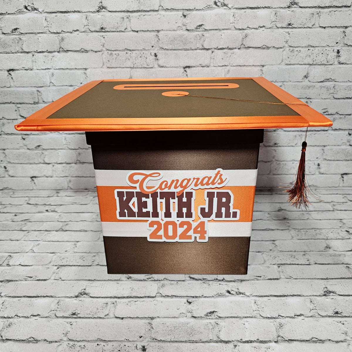 Brown Themed Graduation Card Boxes