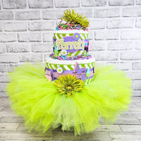 Butterfly Garden Fairy Tutu Diaper Cake