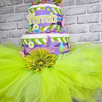 Butterfly Garden Fairy Tutu Diaper Cake
