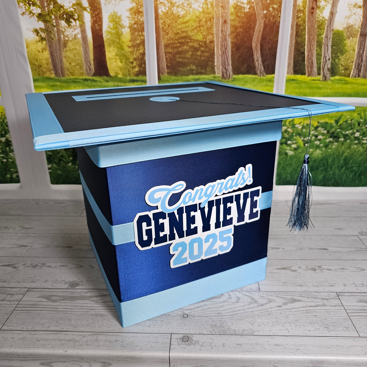 Blue Mist Style 3 Graduation Card Boxes