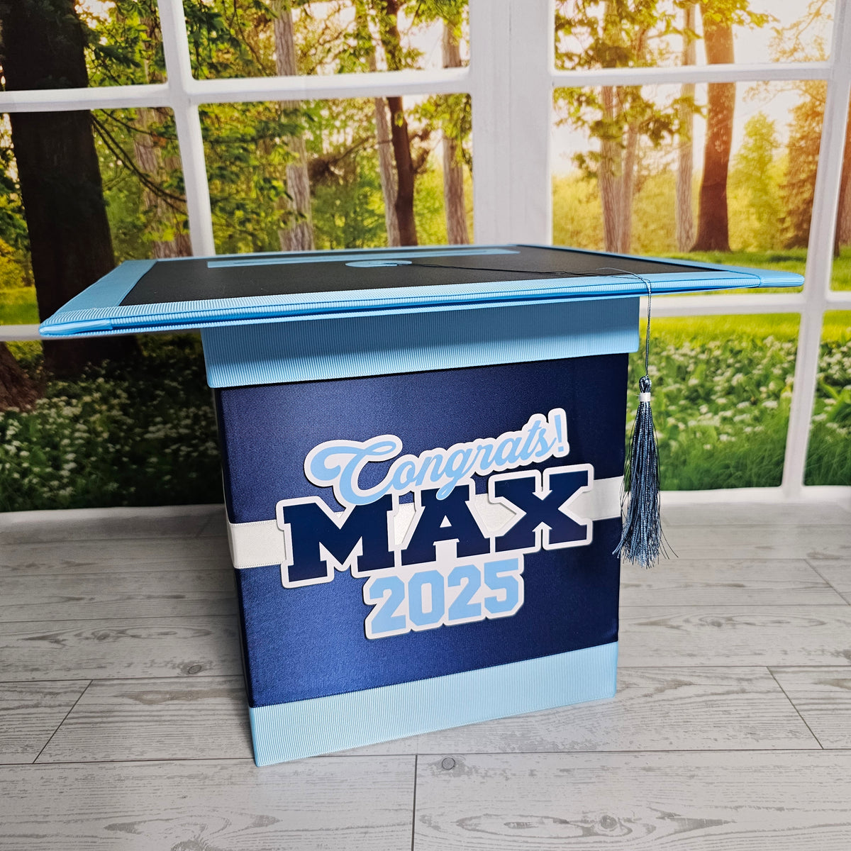 Blue Mist Style 3 Graduation Card Boxes