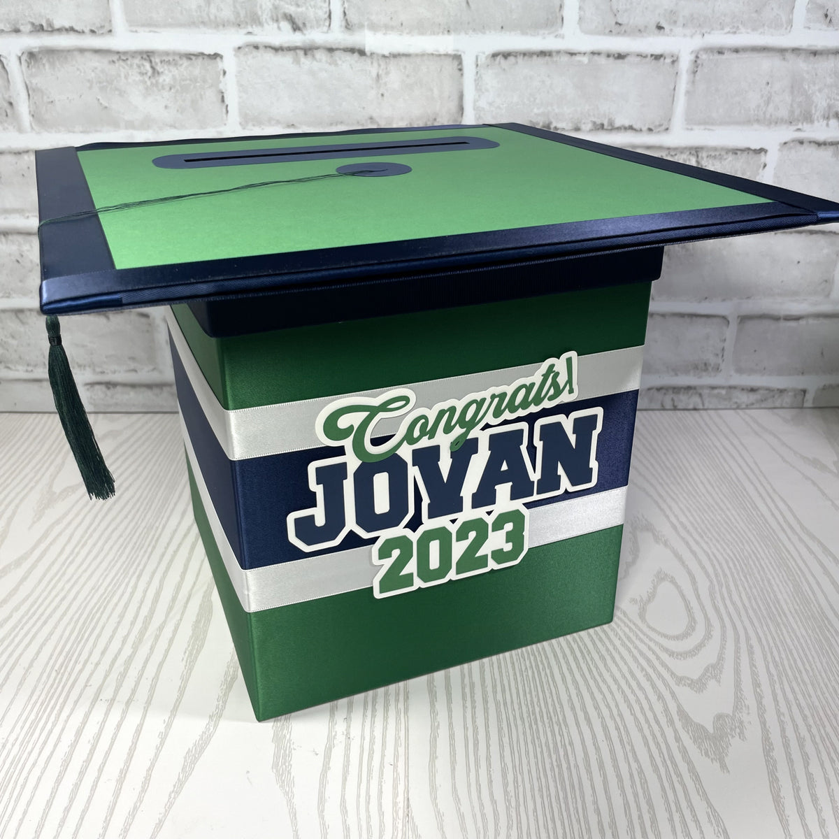 Forest Green Style 1 Graduation Card Boxes