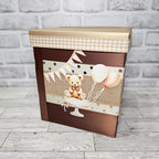 Gender Neutral Teddy Bear Baby Shower Card Box