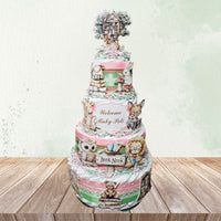 Storybook Diaper Cake Centerpiece
