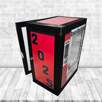 Graduation Vending Machine Gift Box - Red, Black
