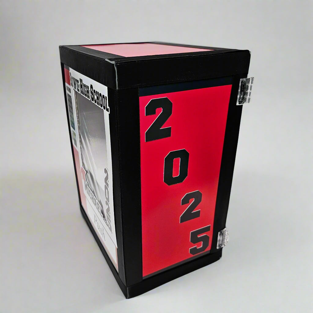 Graduation Vending Machine Gift Box - Red, Black