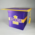 Rainbow Purple Based Graduation Card Boxes