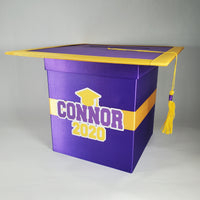Rainbow Purple Based Graduation Card Boxes