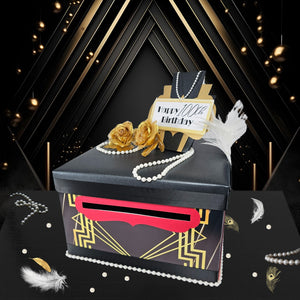 The Great Gatsby Birthday Party Card Box