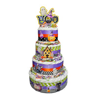 Halloween Baby Shower Diaper Cake Centerpiece